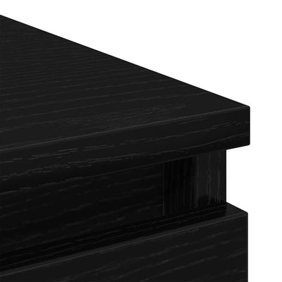Senkki musta tammi 100x35x99 cm tekninen puu