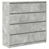 Senkki betoninharmaa 100x35x99 cm tekninen puu