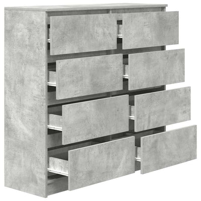 Senkki betoninharmaa 100x35x99 cm tekninen puu