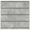 Senkki betoninharmaa 100x35x99 cm tekninen puu