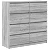 Senkki harmaa Sonoma 100x35x99 cm tekninen puu