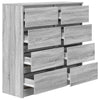Senkki harmaa Sonoma 100x35x99 cm tekninen puu