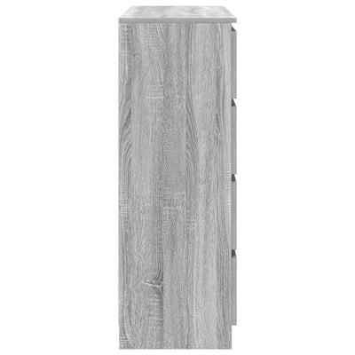Senkki harmaa Sonoma 100x35x99 cm tekninen puu