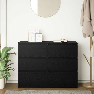 Senkki musta tammi 100x35x76 cm tekninen puu