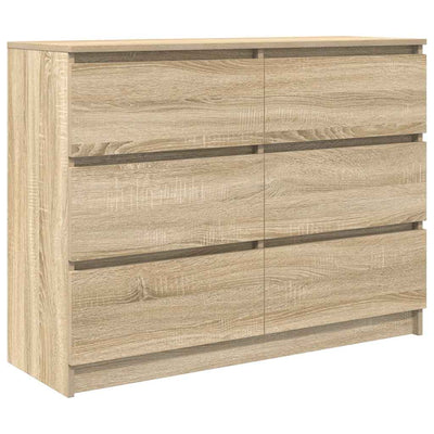 Senkki sonoma tammi 100x35x76 cm tekninen puu