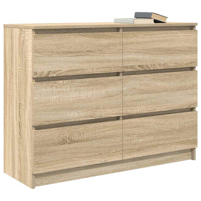 Senkki sonoma tammi 100x35x76 cm tekninen puu