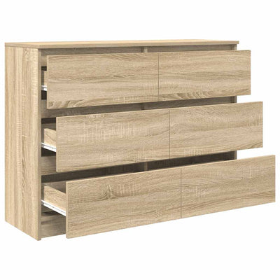 Senkki sonoma tammi 100x35x76 cm tekninen puu