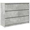 Senkki betoninharmaa 100x35x76 cm tekninen puu