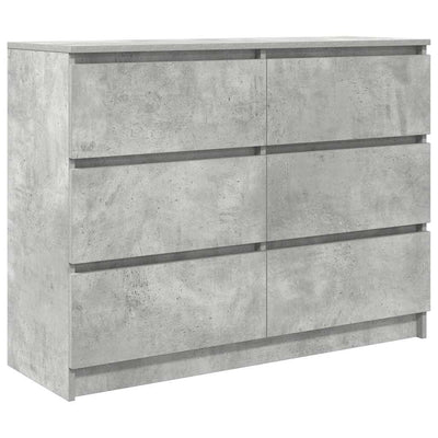 Senkki betoninharmaa 100x35x76 cm tekninen puu