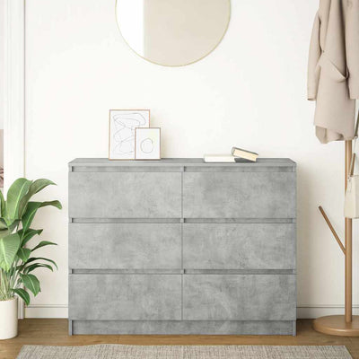 Senkki betoninharmaa 100x35x76 cm tekninen puu