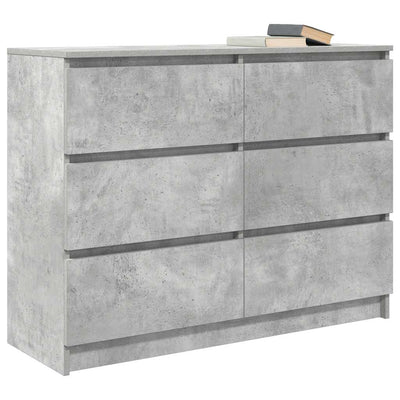 Senkki betoninharmaa 100x35x76 cm tekninen puu
