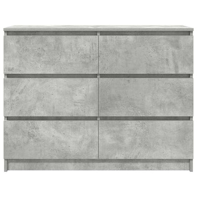 Senkki betoninharmaa 100x35x76 cm tekninen puu