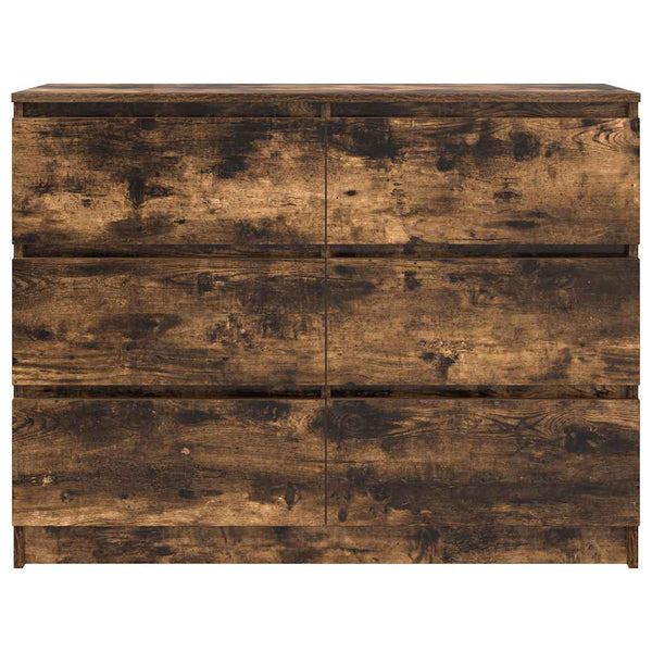 Savustettu tammi senkki Christian 100x35x76cm (puinen)