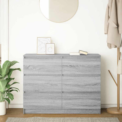 Senkki Harmaa Sonoma 100x35x76 cm Engineered Wood