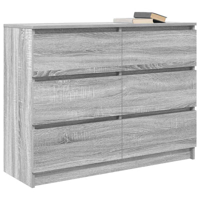 Senkki Harmaa Sonoma 100x35x76 cm Engineered Wood