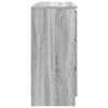 Harmaa senkki Christian 100x35x76cm (engineered wood)