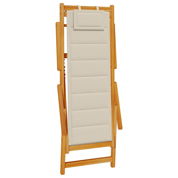 Kokoontaitettava tuoli käsinojilla, harmaanruskea, akaasiapuu ja tekstiili