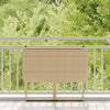 Taitettava puutarhapöytä Beige 90x51x75 cm polyrottinki