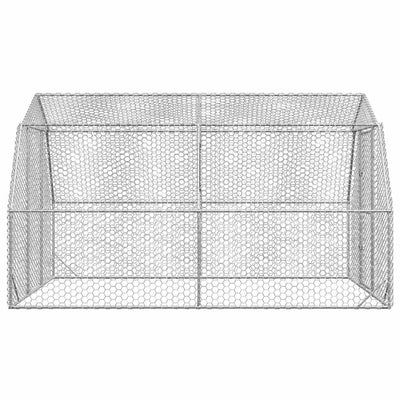 Kanan juoksu Ghorghita 2,5x4x2,25 m (galvanoitua terästä)