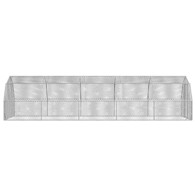 Kanan juoksu Ghorghita 2,5x10x2,25 m (galvanoitua terästä)