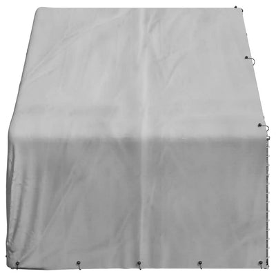 Galvanoitua ulkoilukoira kennel kannella Montenegro 3x2x1,9 m (terästä)