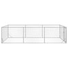 Galvanoitu ulkokoirakennel oven kanssa Virvioara 2x4x1 m (teräs)