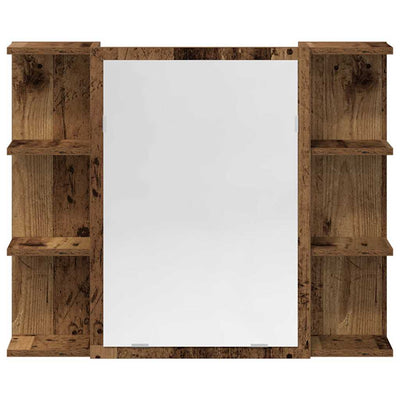 Kylpyhuonekalustesarja Vigh (3-osainen, vanha puu, puinen)