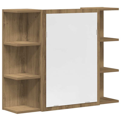 Kylpyhuoneen kalustesarja Vigh (3-osainen, tammi puinen)