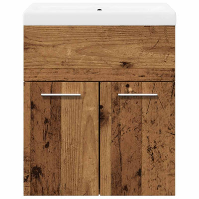 Kylpyhuonekalustesarja Miercurean (2-osainen, vanha puu, puinen)