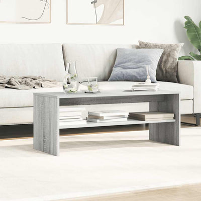 TV-taso harmaa Sonoma 100x40x40 cm tekninen puu