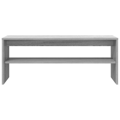 TV-taso harmaa Sonoma 100x40x40 cm tekninen puu