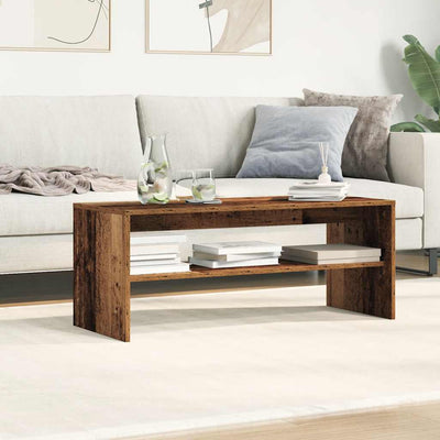 Vanha puu tv-taso Mahler 100x40x40cm (lastulevy)