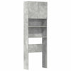 Pesukone Kaappi Betonin Harmaa 64x24x190 cm Suunniteltu puu