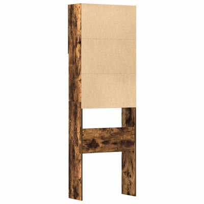 pesukonekaappi savustettu tammi 64x24x190 cm tekninen puu