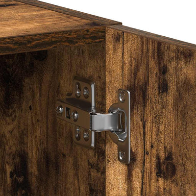 Savustettu tammi pesukonekaappi Orfanul 64x24x190cm (puinen)