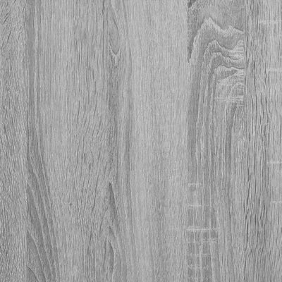 Pyykinpesukonekaappi Harmaa Sonoma 64x24x190 cm tekninen puu