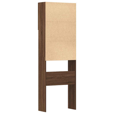 pesukonekaappi ruskea tammi 64x24x190 cm tekninen puu