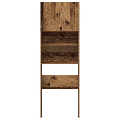 Vanha puu pesukonekaappi Orfanul 64x24x190cm (lastulevy)