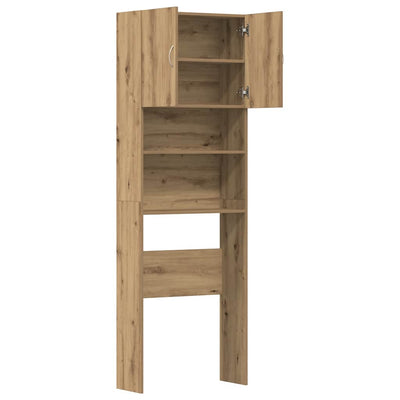 Pesukonekaappi Käsityöläinen tammi 64x24x190 cm lastulevy