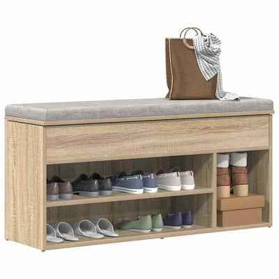 Kenkäpenkki Sonoma-tammi 102x30,5x45 cm tekninen puu