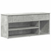 Kenkäpenkki betoninharmaa 102x30,5x45 cm tekninen puu