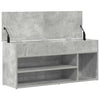 Kenkäpenkki betoninharmaa 102x30,5x45 cm tekninen puu