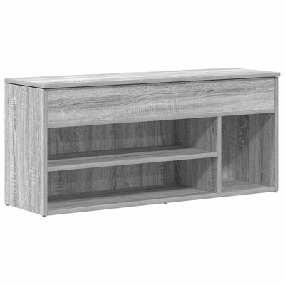 Kenkäpenkki harmaa Sonoma 102x30,5x45 cm tekninen puu