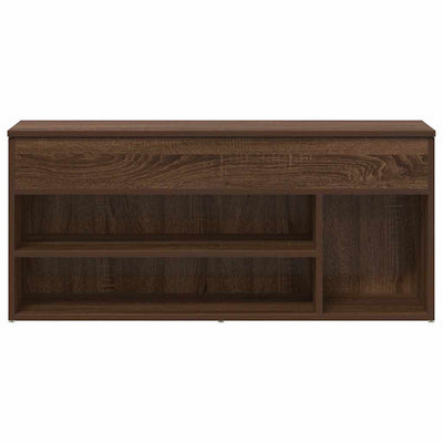 Kenkäpenkki ruskea tammi 102x30,5x45 cm tekninen puu