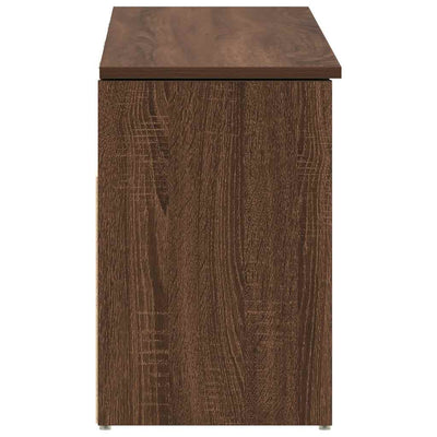 Kenkäpenkki ruskea tammi 102x30,5x45 cm tekninen puu