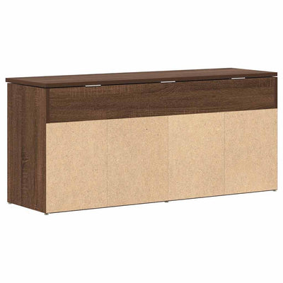 Kenkäpenkki ruskea tammi 102x30,5x45 cm tekninen puu