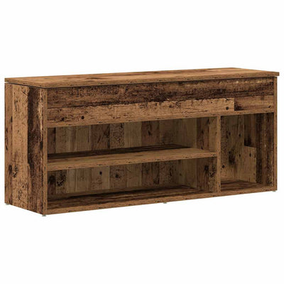 Kenkäteline vanha puu 102x30,5x45 cm tekninen puu