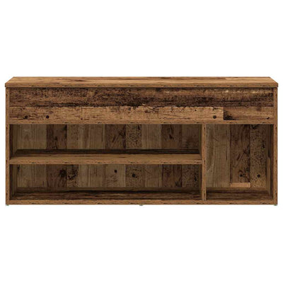 Kenkäteline vanha puu 102x30,5x45 cm tekninen puu