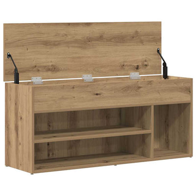 Kenkäteline artesaani tammi 102x30,5x45 cm tekninen puu