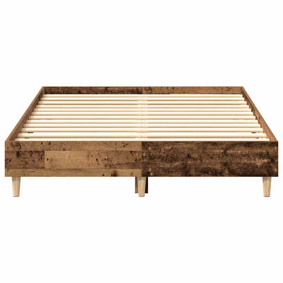 Sängynrunko Ei Patjaa Vanha Puu 120x200 cm Suunniteltu puu